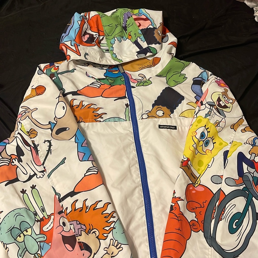 Members Only x Nickelodeon Windbreaker size XXL